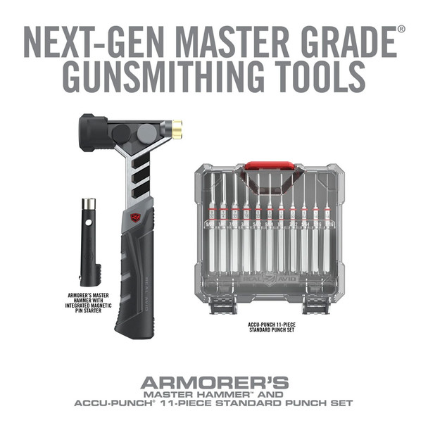 product variation REAL AVID/REVO Armorer's Master Hammer and Accu-Punch Standard Pin Punch Set (AVAMHAPS) image