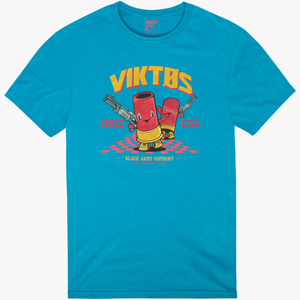 product variation VIKTOS Shotty Turquoise Heather Tee (18154) image