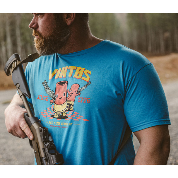 product variation VIKTOS Shotty Turquoise Heather Tee (18154) image