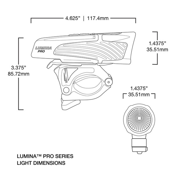 product variation NITERIDER Lumina Pro 1300 Front Bike Light with NiteLink (6850) image