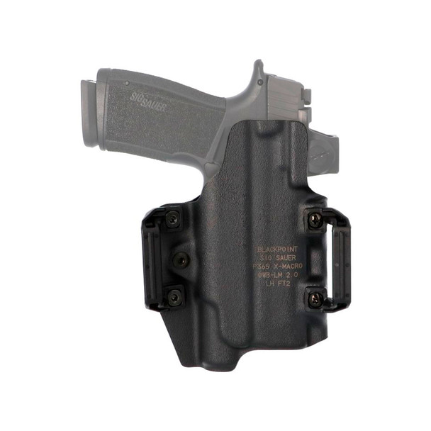 product variation SIG SAUER P365 X-Macro OWB Blackpoint Tactical Light-Bearing LH Black Holster (8901265) image