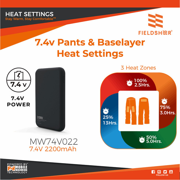 product variation FIELDSHEER Men's Primer 7.4v Black Pants (MWMP0901) image