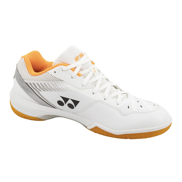 product variation YONEX Unisex Power Cushion 65 Z3 Wide White/Orange Badminton Shoes (SB65Z3WWOR) image