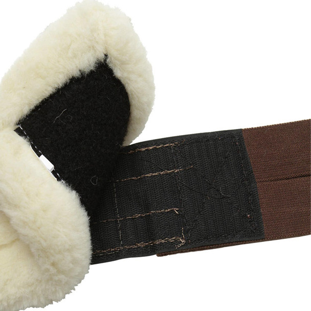 product variation PROFESSIONAL'S CHOICE Chocolate English Girth with Merino Wool (EGM-CHO) image