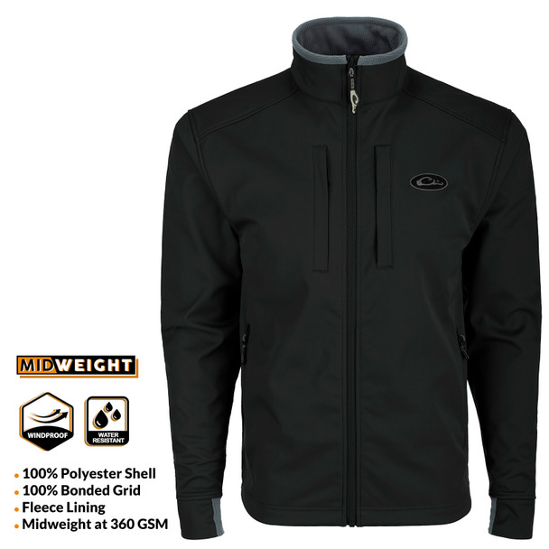 DRAKE Men Windproof Softshell Jacket DS7520