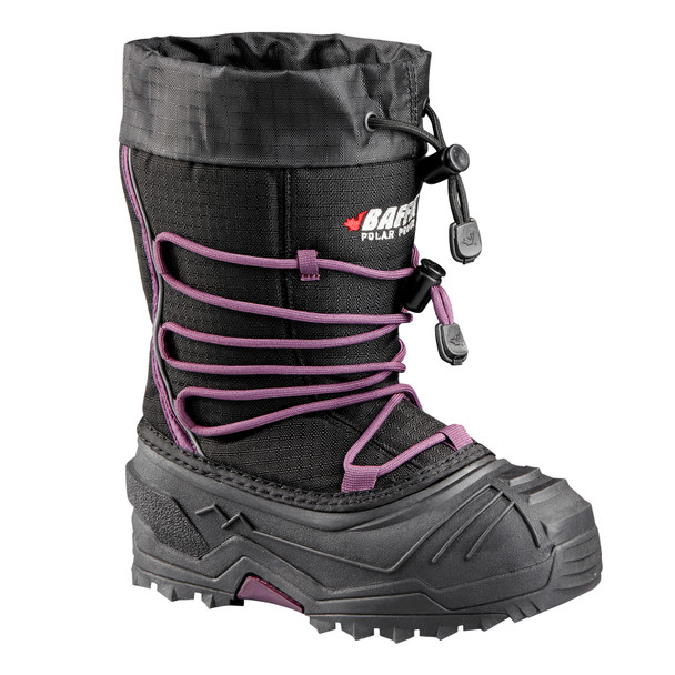 product variation Baffin Young Snogoose black and plum purple kids tall winter boot image