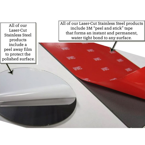 product variation QAA Fits Ford Taurus 2010-2019 4 piece Stainless Steel Pillar Post Trim (PP50490) image