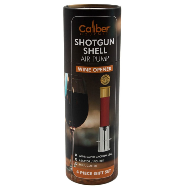 product variation CALIBER GOURMET Shotgun Shell Pump Wine Bottle Opener (CBG-1063) image