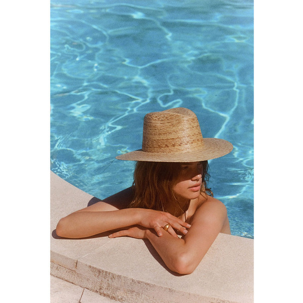 product variation LACK OF COLOR Palma Fedora Natural Hat, Size: L/XL (PALMAFED1-NAT-LXL) image