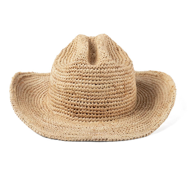 product variation LACK OF COLOR Raffia Cowboy Natural Hat, Size: 57cm (M) (RAFFCWBOY-NAT-M) image