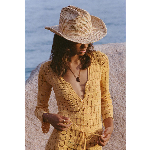 product variation LACK OF COLOR Raffia Cowboy Natural Hat, Size: 57cm (M) (RAFFCWBOY-NAT-M) image