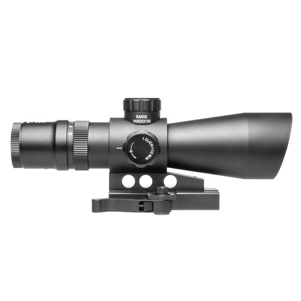 product variation NCSTAR Mark III Tactical Gen2 3-9x42 Mil-Dot Green/Blue IR Black Scope (STM3942GV2) image