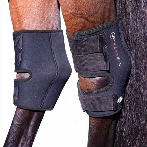 product variation PROFESSIONAL'S CHOICE Theramic Black/Charcoal Hock Boots (PCTHB-BLA/CHA) image