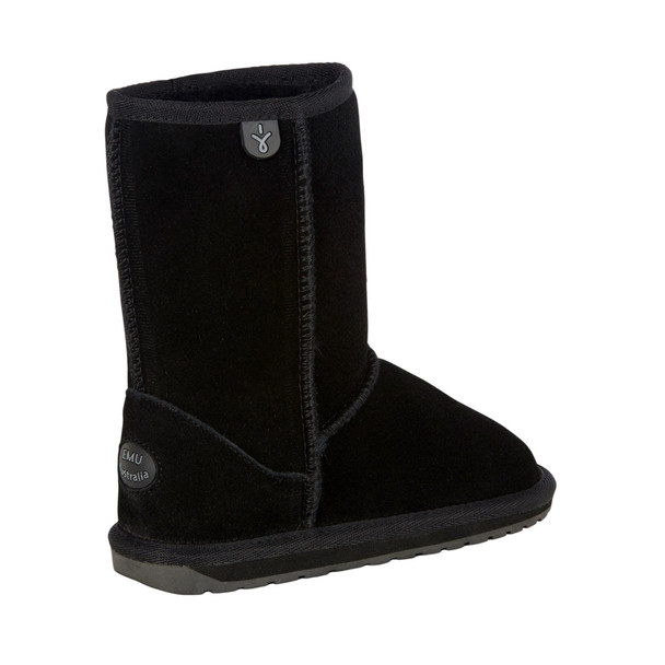 product variation EMU AUSTRALIA Kids Wallaby Lo Black Boots (K10102-BLAK) image