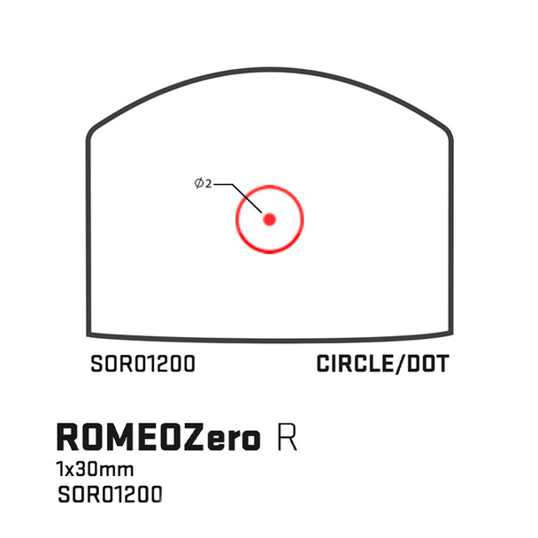 product variation Sig Sauer ROMEO Zero R 32 MOA Circle with 2 MOA Red Dot Sight (SOR01200) image