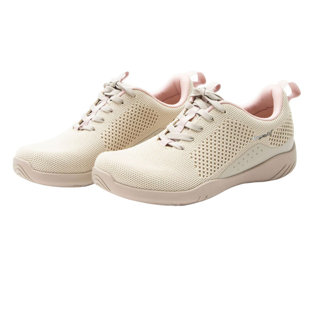 product variation Alegria N8ture womens wide toe box mesh sneaker in Blush image