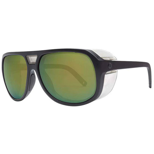 product variation ELECTRIC Stacker Matte Black/Green Polarized Pro Sunglasses (EE15001022) image