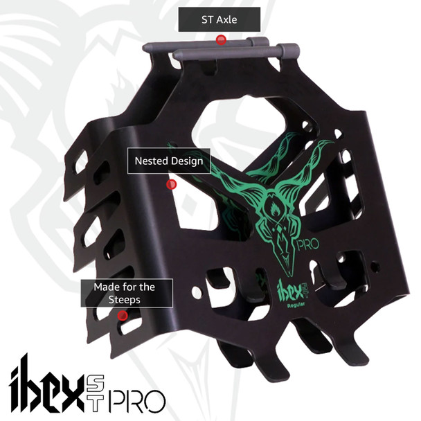 product variation SPARK R&D Ibex ST Pro 24/25 Black/Green Splitboard Crampons (C20162425) image