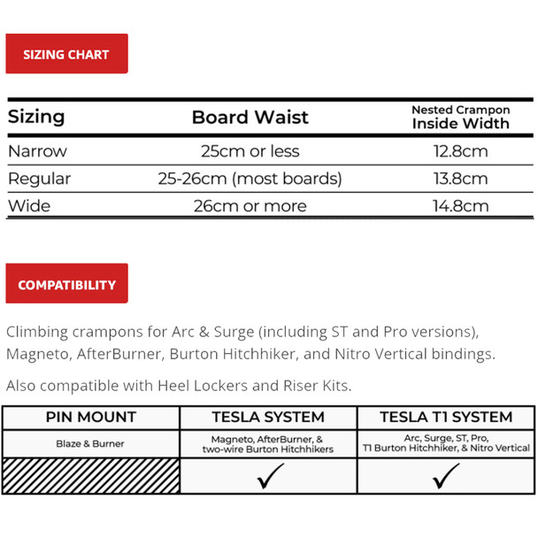product variation SPARK R&D Ibex ST Pro 24/25 Black/Green Splitboard Crampons (C20162425) image