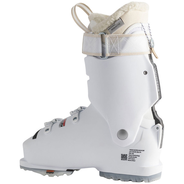 product variation ROSSIGNOL Women's Vizion 4B Pro 80 White Alpine Ski Boots (RBN7250) image