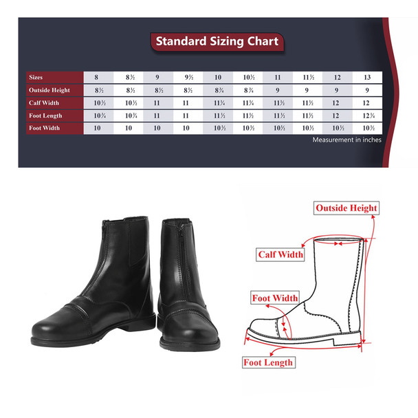 product variation TUFFRIDER Men's Starter Paddock Black Boots (30138-16) image