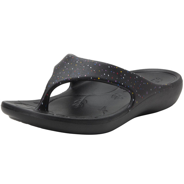 product variation Alegria Ode womens EVA recovery sandal in sprinkles image