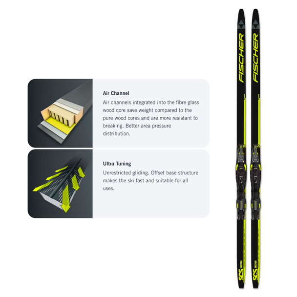 FISCHER SCS Skate Jr Mounted Skis NV62522