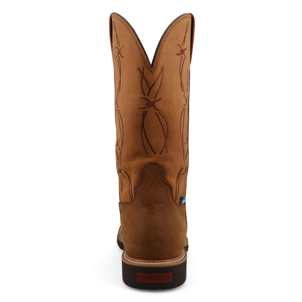 product variation TWISTED X Men's 12in Western Toffee/Sudan Brown Work Boots (MXBNW08) image