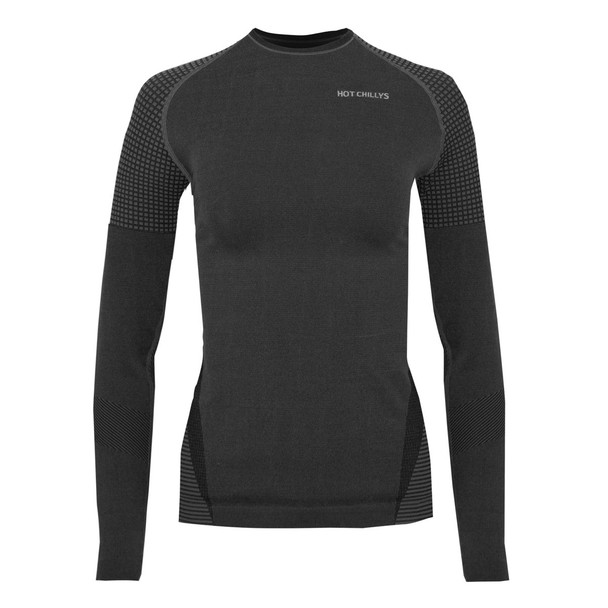 product variation HOT CHILLYS Women's 3D Knit Black Crew Top (HC4790-101) image