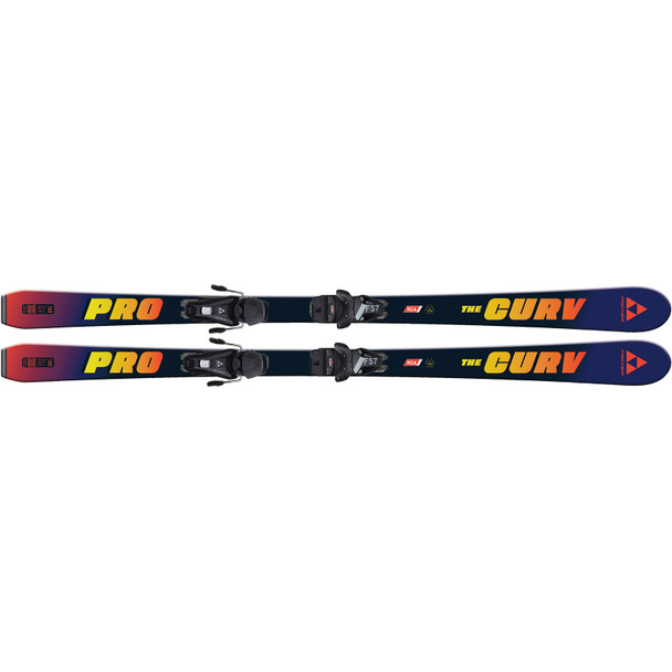 product variation FISCHER Junior's The Curv Pro Alpine Skis With FS 7 GW CA Brake 78[H] Bindings Set (P12524+T80322) image