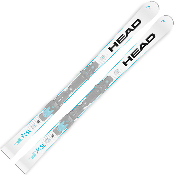product variation HEAD Worldcup Rebels e-SL RP EVO 14 White/Blue Racing Skis Without Bindings (313204) image
