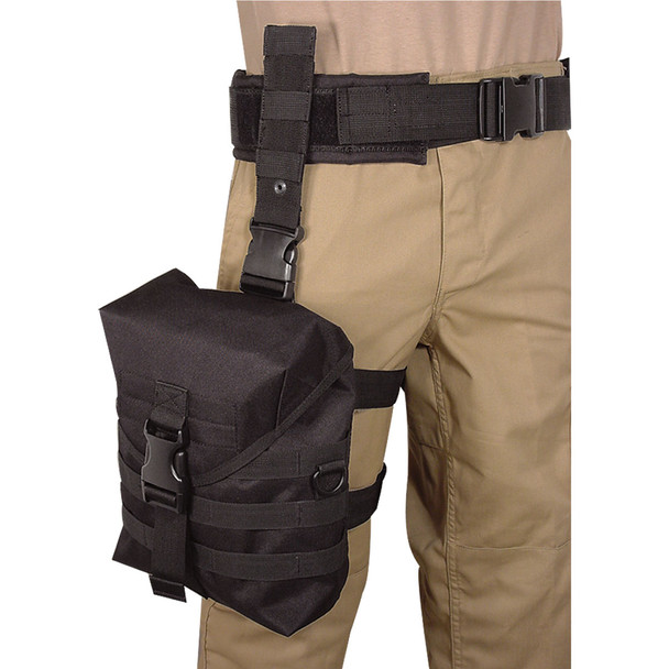 product variation VOODOO TACTICAL Drop Leg Gas Mask Black Hip Platform (15-8179001000) image