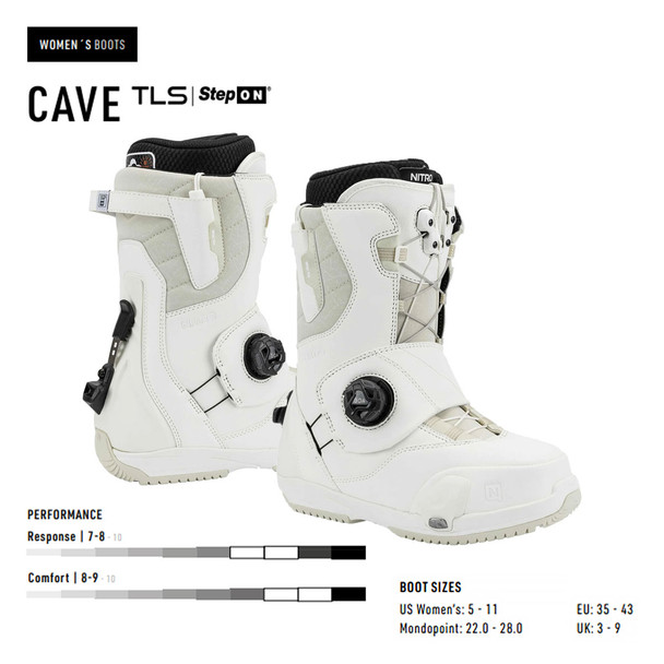 NITRO 2025 Cave TLS Step On Snowboard Boots N848678