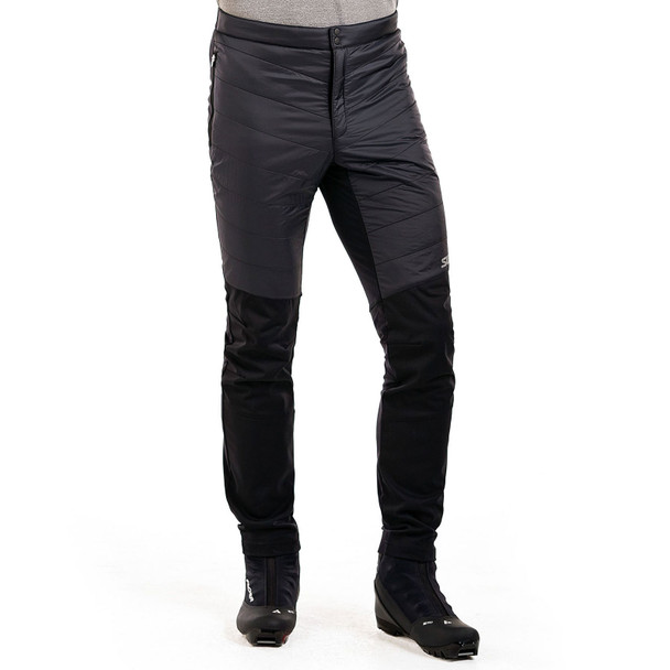 SWIX Mens Mayen Black Quilted Pants 232415 10000