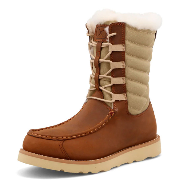 product variation TWISTED X Women's 8in Wedge Sole Oiled Saddle and Tan Boot (WCA0055) image