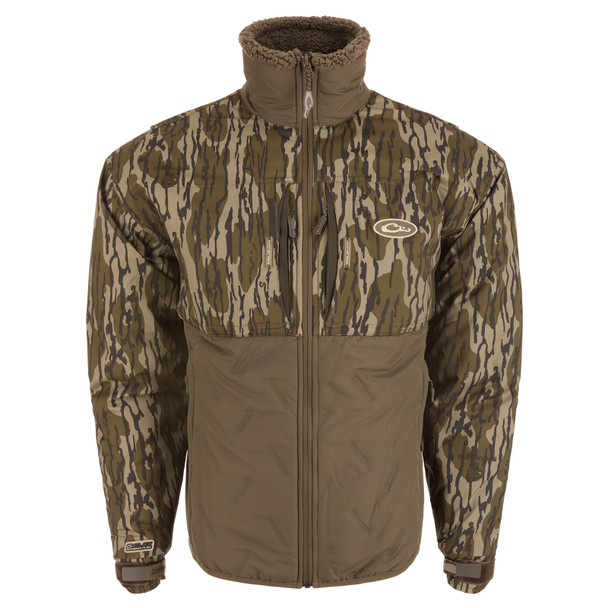product variation DRAKE Men's LST Guardian Flex Double Down Eqwader Full Zip Original Bottomland Jacket (DW7352-024) image