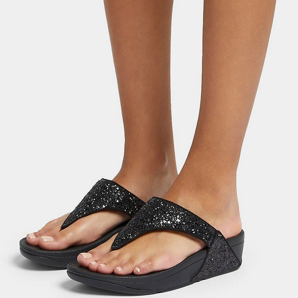 FITFLOP Lulu Glitter Toe-Thongs Sandals X03