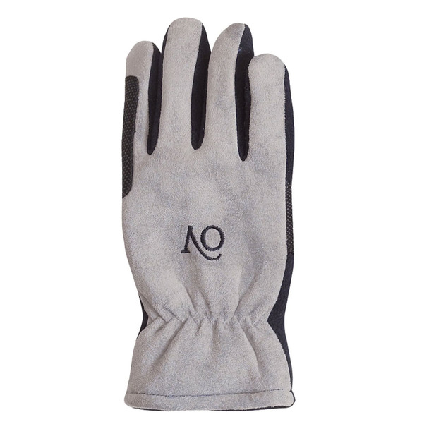 product variation OVATION Women's Polar Fleece Winter Black/Grey Riding Gloves (464681BKGRY) image