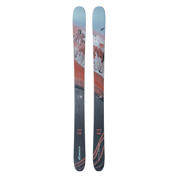 product variation NORDICA Womens Santa Ana 102 All Mountain Without Bindings Blue/Rust Skis (0A448800001) image