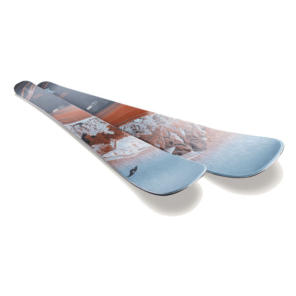product variation NORDICA Womens Santa Ana 102 All Mountain Without Bindings Blue/Rust Skis (0A448800001) image