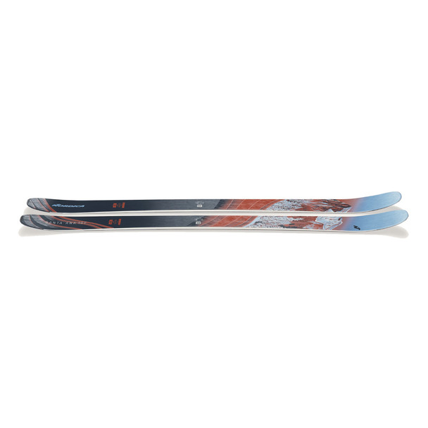 product variation NORDICA Womens Santa Ana 102 All Mountain Without Bindings Blue/Rust Skis (0A448800001) image