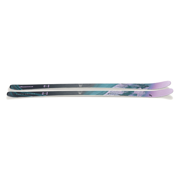 product variation NORDICA Junior Girl Santa Ana 80 S All Mountain Without Bindings Aqua/Violet Skis (0A452800001) image
