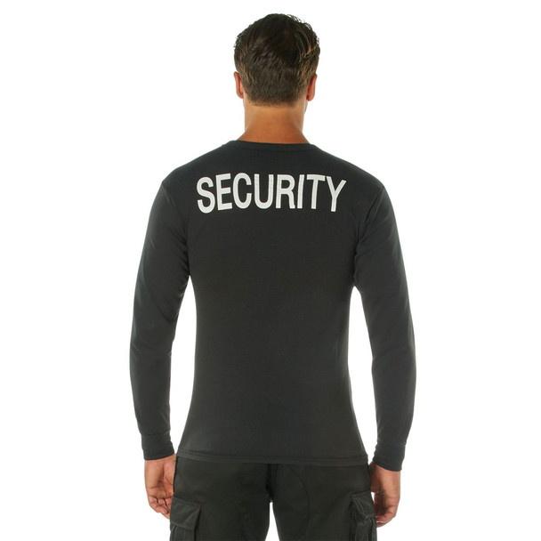 product variation ROTHCO Men's 2-Sided Security Long Sleeve T-Shirt (60222) image