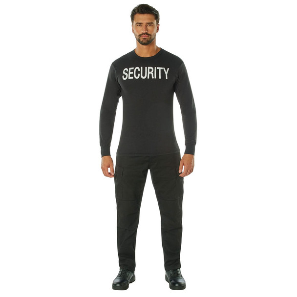 product variation ROTHCO Men's 2-Sided Security Long Sleeve T-Shirt (60222) image