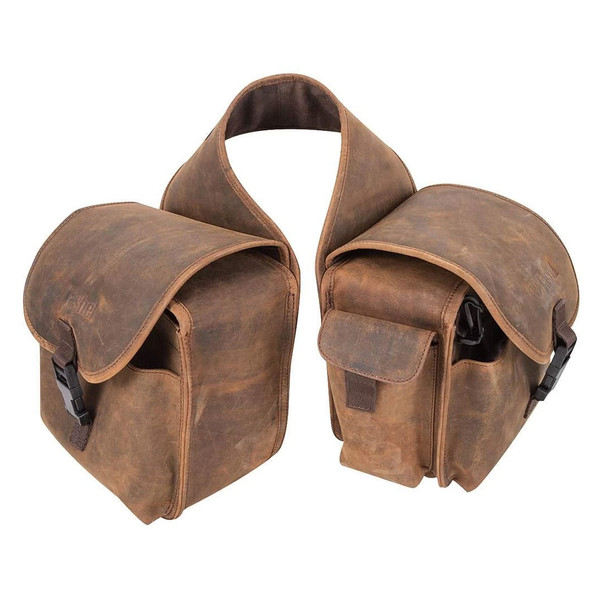 product variation CASHEL COMPANY Distressed Leather Medium Horn Saddle Bag (SB-DL-HB-M) image