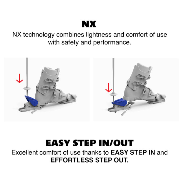product variation LOOK NX 11 GW B100 Silver Metal Bindings (FCNAN02) image