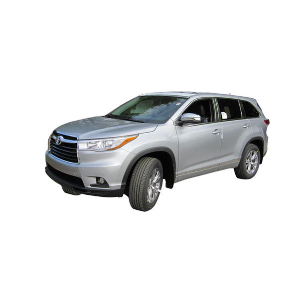 product variation QAA 1-Piece Stainless Steel Hood Vent Trim Fits Toyota Highlander 2014-2019 (HT14110) image
