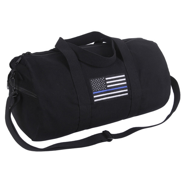 product variation ROTHCO Thin Blue Line Canvas Shoulder Duffle Bag (2230) image