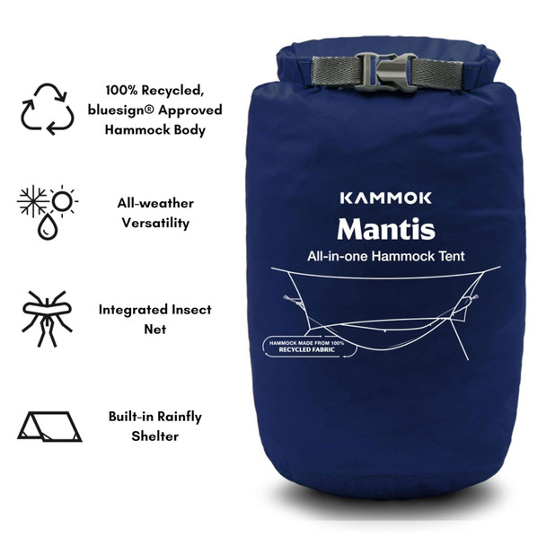 product variation KAMMOK Mantis Midnight Blue Hammock Tent (Mantis40Dx_MDNBLU) image