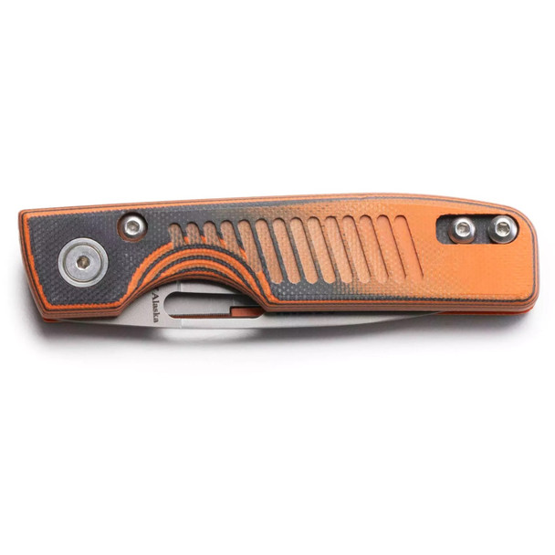 product variation KNIVES OF ALASKA Onyx 2.6in Liner Lock G10 Orange/Black Folding Knife (00797FG) image